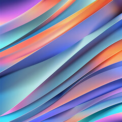 カラフルな波状の抽象背景