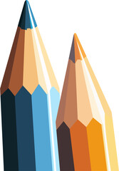 Minimal pencil vector illustration