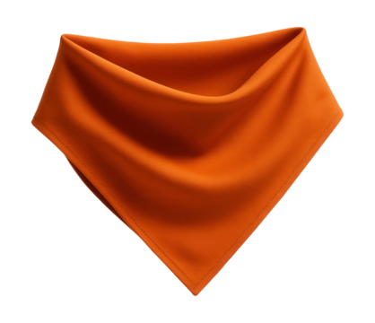 Lightweight solid color polyester bandana, ideal for keeping hair back during chores.