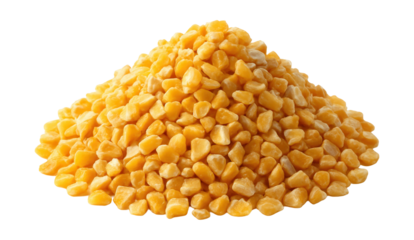 Cracked corn for ground-feeding birds like doves and quail in your backyard.