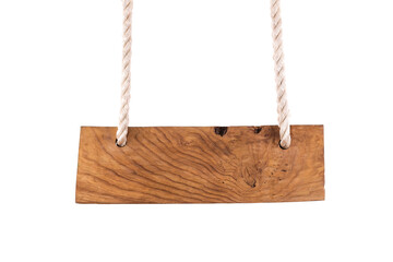 wooden sign isolated on white_PNG wooden sign