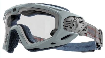 Fototapeta premium ski helmet isolated on white