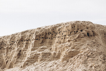 Brown cliff rock formations Textures and patterns backgrounds 