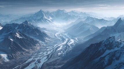 Obraz premium Majestic mountain landscape