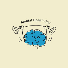 Strengthening Mental Health Graphic Illustration
