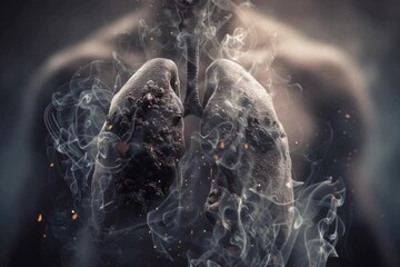the harm of smoking to the lungs