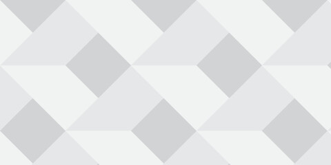 Abstract white geometric cube wall creative concept triangle overlap square technology background. vector digital cubes fabric and wallpaper grid block texture background.	