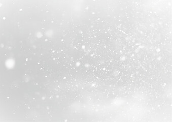 Realistic snow background PNG, falling flakes transparent texture