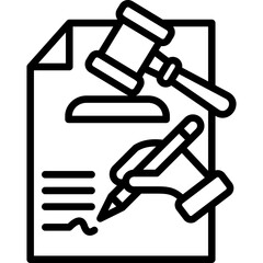 Code Of Conduct line icon