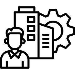 Corporate Governance line icon