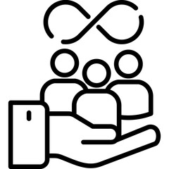 Diversity And Inclusion line icon