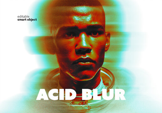 Acid Blur Photo Effect