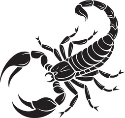 Scorpion Silhouette Vector Graphic