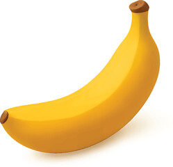 Fresh, ripe banana ready to peel and eat for a healthy snack, vibrant yellow color and perfect for recipes, smoothies, and nutritional content