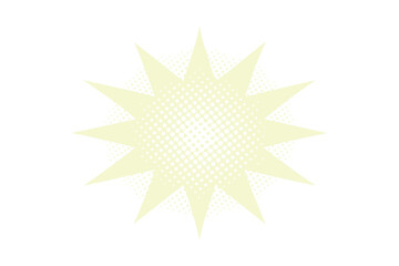 Abstract Halftone Dot Pattern in Black and White