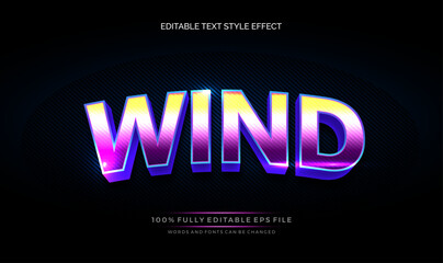 A vibrant, eye-catching Text Effect, text style. Editable text files vector illustration.