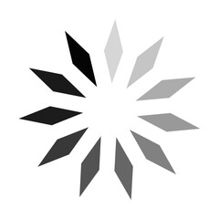 Loading Spinner Icon Vector Illustration