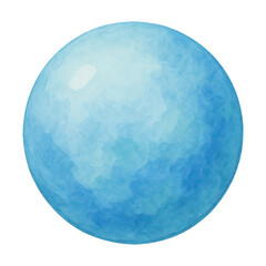 PNG Textured blue sphere illustration.