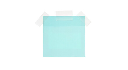 Sticky note reminder. Post it note paper. blue sheets for notes isolated with clipping path on...