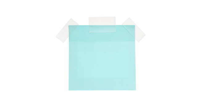 Sticky note reminder. Post it note paper. blue sheets for notes isolated with clipping path on background.