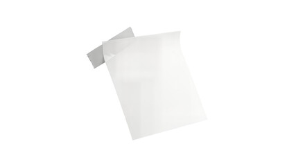 Sticky note reminder. Post it note paper. white sheets for notes isolated with clipping path on...