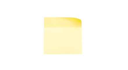 Sticky note reminder. Post it note paper. Yellow sheets for notes isolated with clipping path on background.