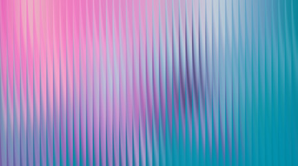 Abstract vertical stripes of pink purple and teal gradient