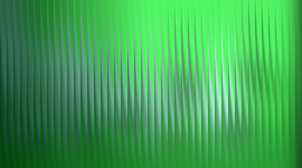 Abstract vertical green glass texture with light reflections
