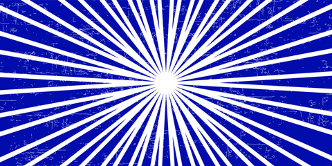 Obraz premium Ray sun light. Sunburst background. Radial circle line. Pattern starburst. Comic beam lines. Sun effect rays. Abstract firework. Concentration stripe. Cartoons lightning style. Vector illustration