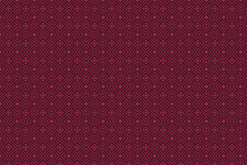 Geometric Burgundy Pattern Background With Repeating Diamond Motifs For Luxury Interior Design Texture Decor Showcase