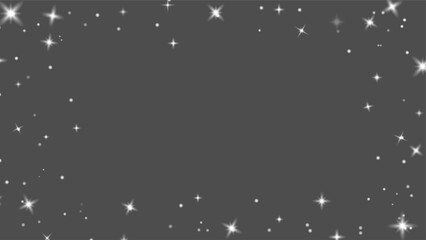 DESCRIPTION	KEYWORDS
Elegant glowing star frame on dark background, shining light border, sparkle decoration for luxury design, celebration, and festive event
