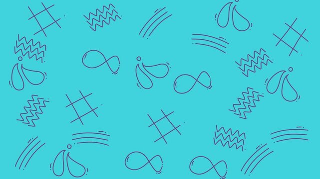 Teal abstract pattern suitable for backgrounds, wallpaper, graphic design projects, or presentations, creating a modern and artistic touch.