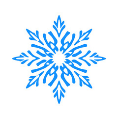 abstract light blue eight-pointed star-like fractal design on a white background