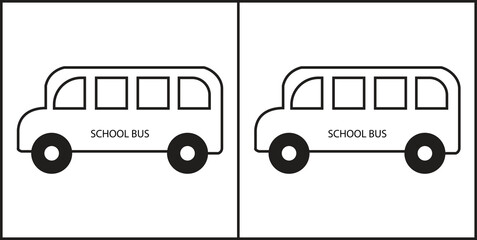 School Bus vector illustration