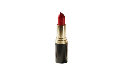 Realistic Red Lipstick Isolated Product Photo