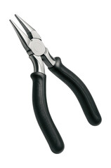 Obraz premium Angled-tip pliers for easy access in tight spaces during automotive repairs.