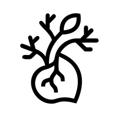 Obraz premium Illustration of a plant sprouting from a seed