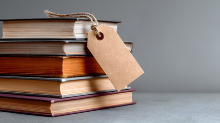 stack of old books