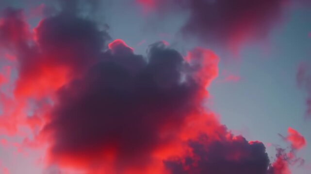 Vibrant sunset cloudscapes