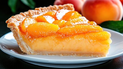 A Delicious Slice of Peach Pie