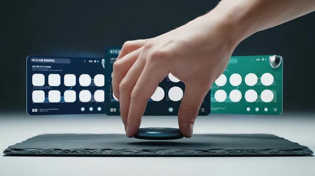 Data Masking: Tokenization Applied where broad card fields reform into uniform tokens&mdash;squares and circles&mdash;with shield beads snapping to each corner, signaling low-risk datasets for safe downstream use