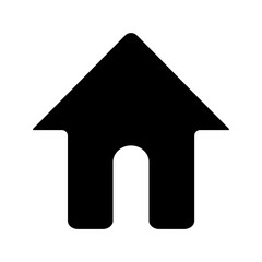 home page icon white on backround