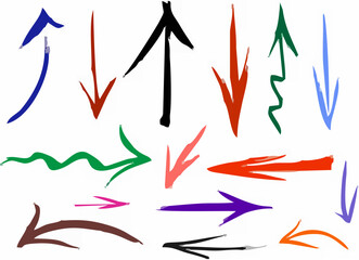 Doodle Arrows Vector.eps
