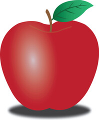 This vector is apple fruit vector.