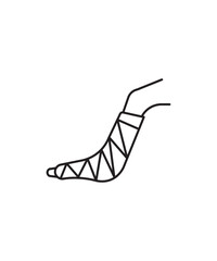 plaster icon, vector best line icon.