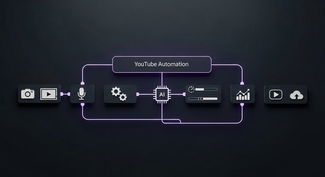 AI powered machine learning data analysis and processing flowchart. - Powered by Adobe
