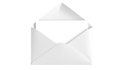 Opening a White Envelope with Blank Paper Inside Home Office Still Life Minimalist Close-Up Concept of Communication