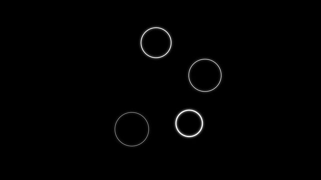 Circle burst explosion, Modern Circle Burst Motion Graphics with Shiny Line blast, Circles fireworks explosion line shape blast, Circle shape blast on black screen background. 4k video with looping