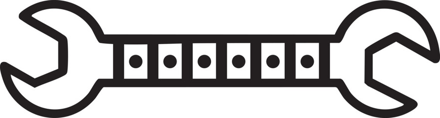 rocking horse vector illustration type of wrench key for plumber