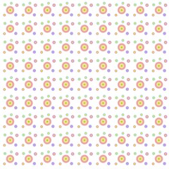 Pastel Geometric Circle Pattern